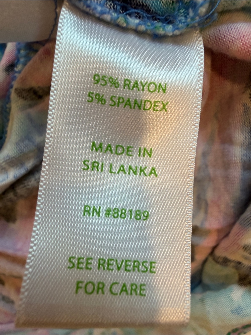 Lilly Pulitzer Coral Reef Pajama Set Pink, Green & Blue - Picture 16 of 16